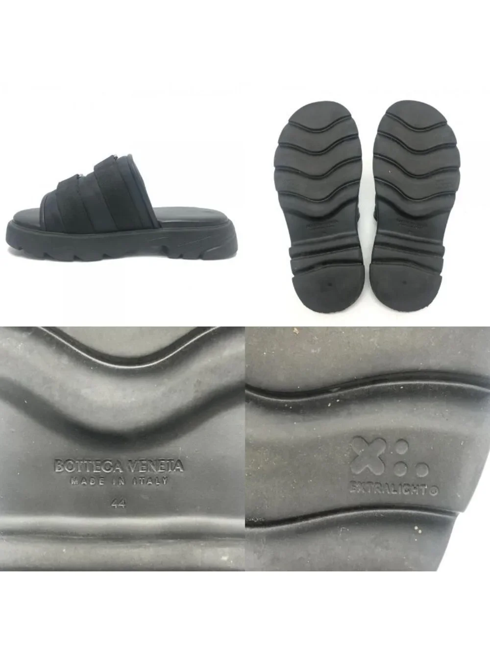 Bottega Veneta Sandals Flash Leather Black